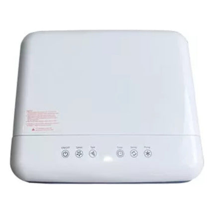 Enfriador De Aire Solar Recargable 18l- Panel Solar Incluido Blanco