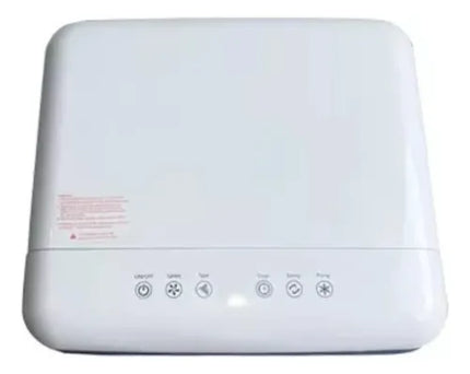 Enfriador De Aire Solar Recargable 18l- Panel Solar Incluido Blanco
