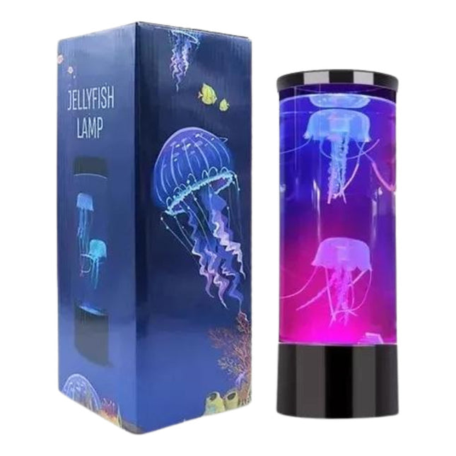 Extragrande Lampara Medusa Luz Decorativa 6 Colores 3d Usb Negro Verde