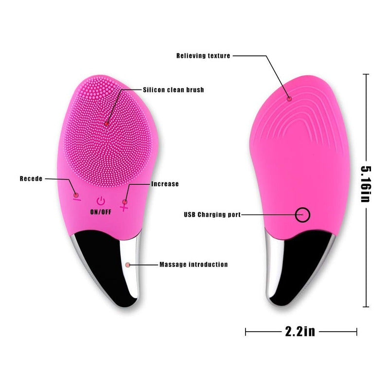 Exfoliante Masajeador Limpiador Facial Usb