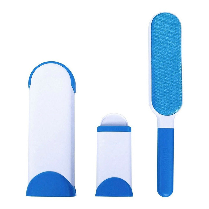 Cepillo Quita Pelos De Mascota Saca Pelusas De Sillón Y Ropa Blanco