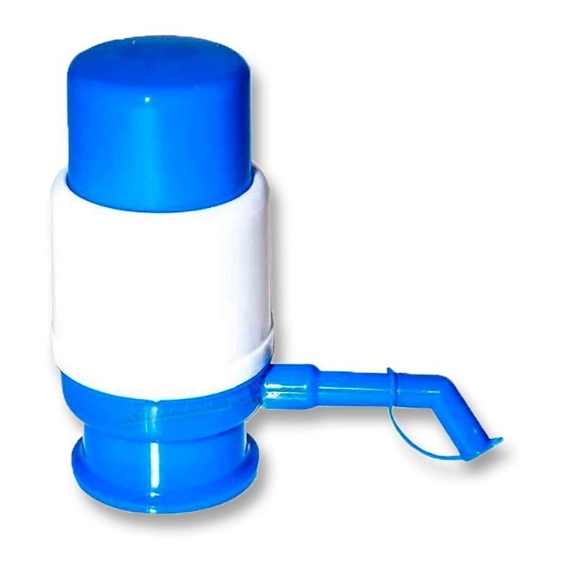 Dispensador Agua Manual 10 A 20 Lts Bomba Botellon Celeste