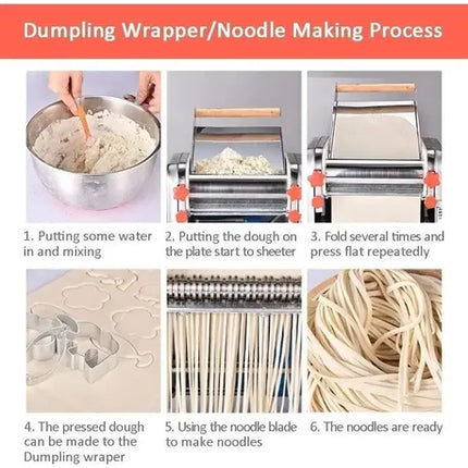 Maquina Hacer Pasta Electrica Maquina Para Hacer Fideos  Blanco