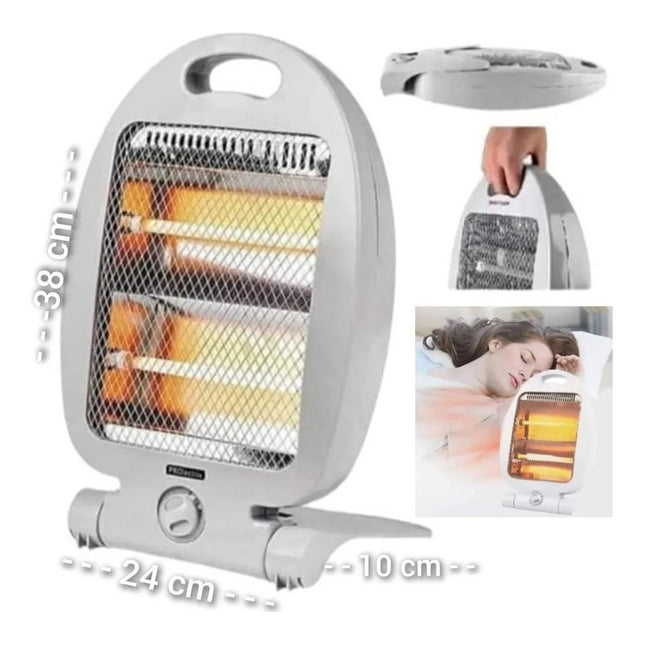 Termoventilador Estufa Eléctrica  Calefactor Blanco