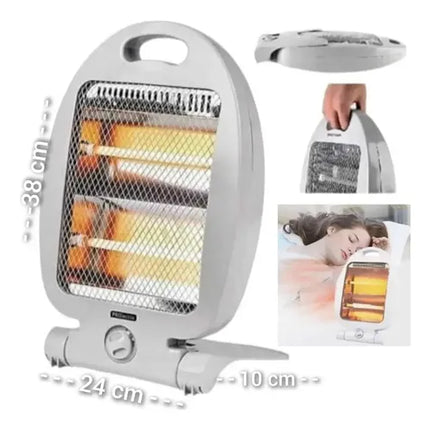 Termoventilador Estufa Eléctrica  Calefactor Blanco