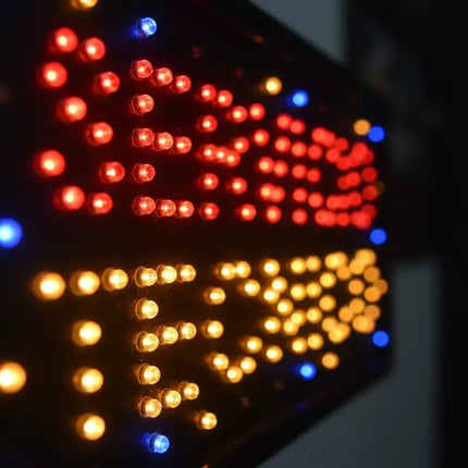 Letrero Led Luminoso 48x25cm Servicio Tecnico Rojo Y Amariilo