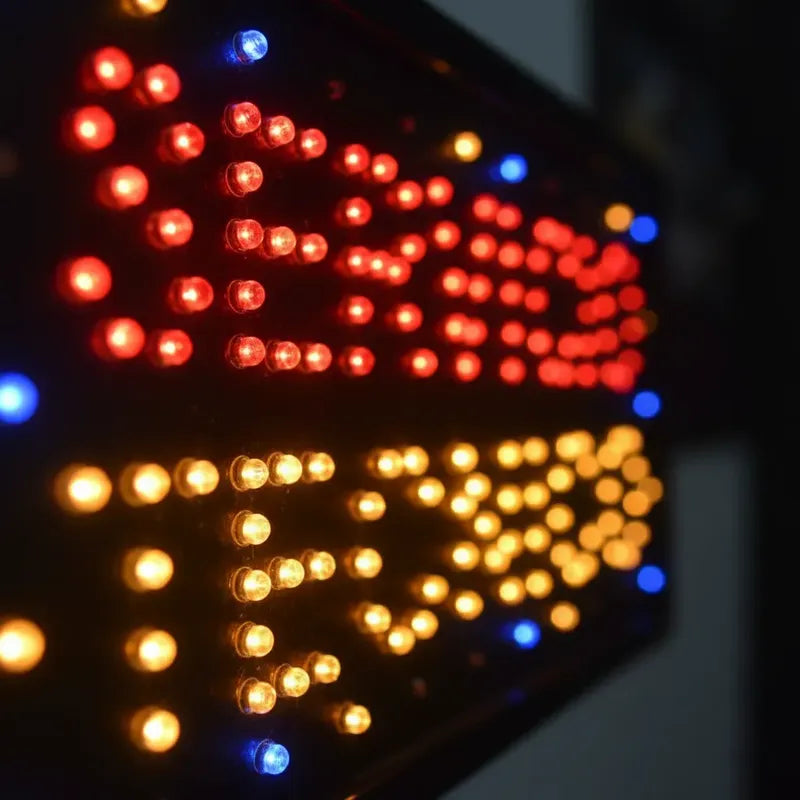 Letrero Led Luminoso 48x25cm Servicio Tecnico Rojo Y Amariilo