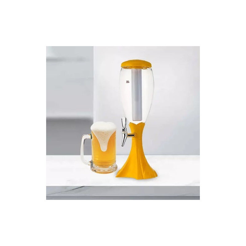 Dispensador De Cerveza Con Dispensador De Jugo De Bebida