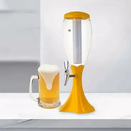 Dispensador De Cerveza Con Dispensador De Jugo De Bebida