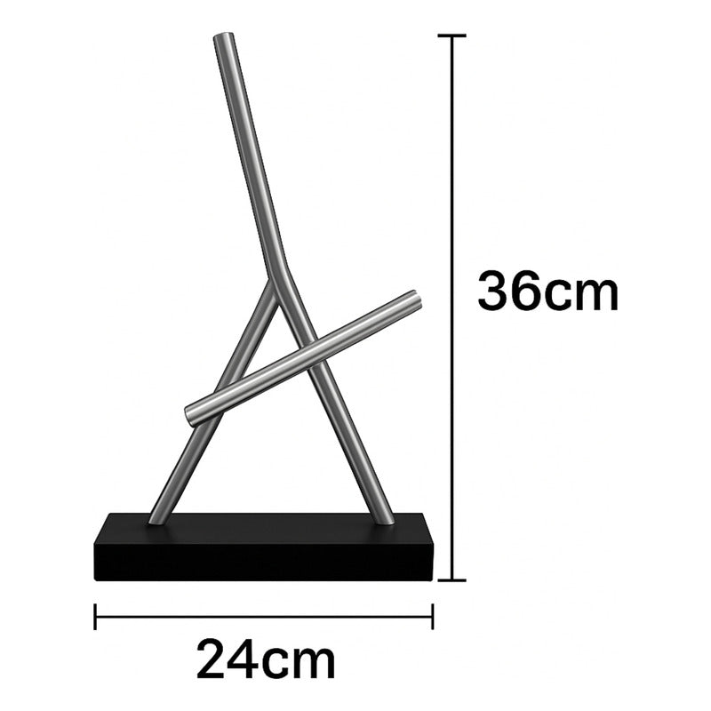 Escultura Cinetica Decorativa Palos Oscilantes Permanente