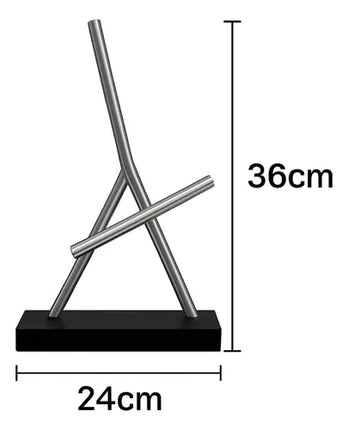 Escultura Cinetica Decorativa Palos Oscilantes Permanente