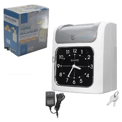 Reloj Registrador Electronico Control Asistencia Tarjetero