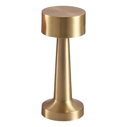 Lampara De Mesa Touch Led Recargable Usb Dorada