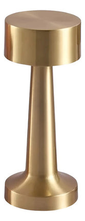 Lampara De Mesa Touch Led Recargable Usb Dorada