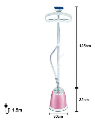 Plancha Vertical A Vapor Profesional 2 Litros 2000 W Rosa Claro