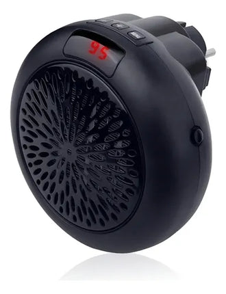 Calefactor Electrico Mini Estufa De Pared Portatil Invierno  Negro