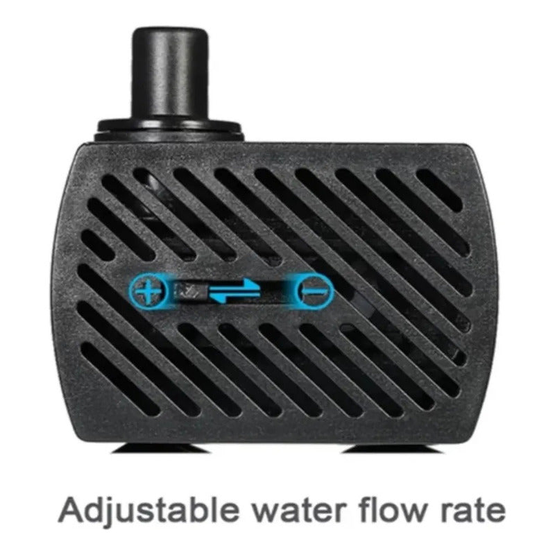 Fuente De Agua Decorativa Cascada Con Luz Led Pileta Gris Oscuro