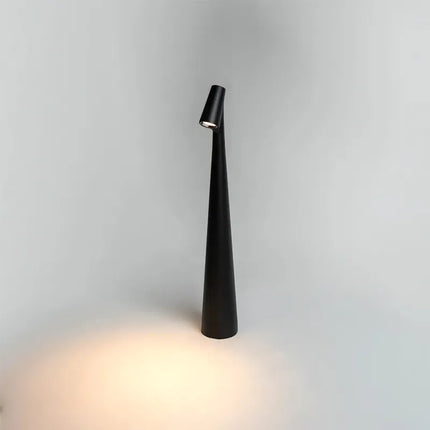 Lámpara De Mesa Recargable/ Tactil Negro