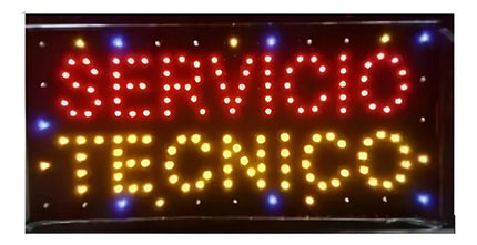 Letreros Led Luminosos Comerciales Diferentes Textos 48x25cm Rgb