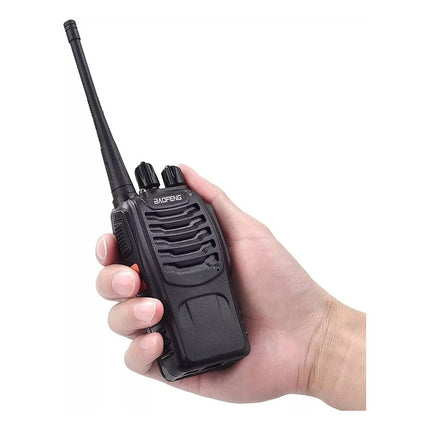 Pack 2 Radios Transmisor Walkie Talkie Baofeng 888s Uhf Negro
