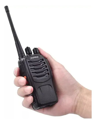 Pack 2 Radios Transmisor Walkie Talkie Baofeng 888s Uhf Negro