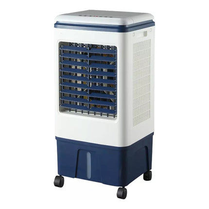 Enfriador De Aire Solar Recargable 18l- Panel Solar Incluido Blanco