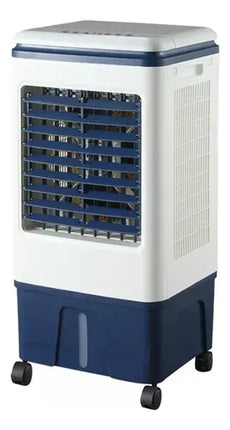 Enfriador De Aire Solar Recargable 18l- Panel Solar Incluido Blanco