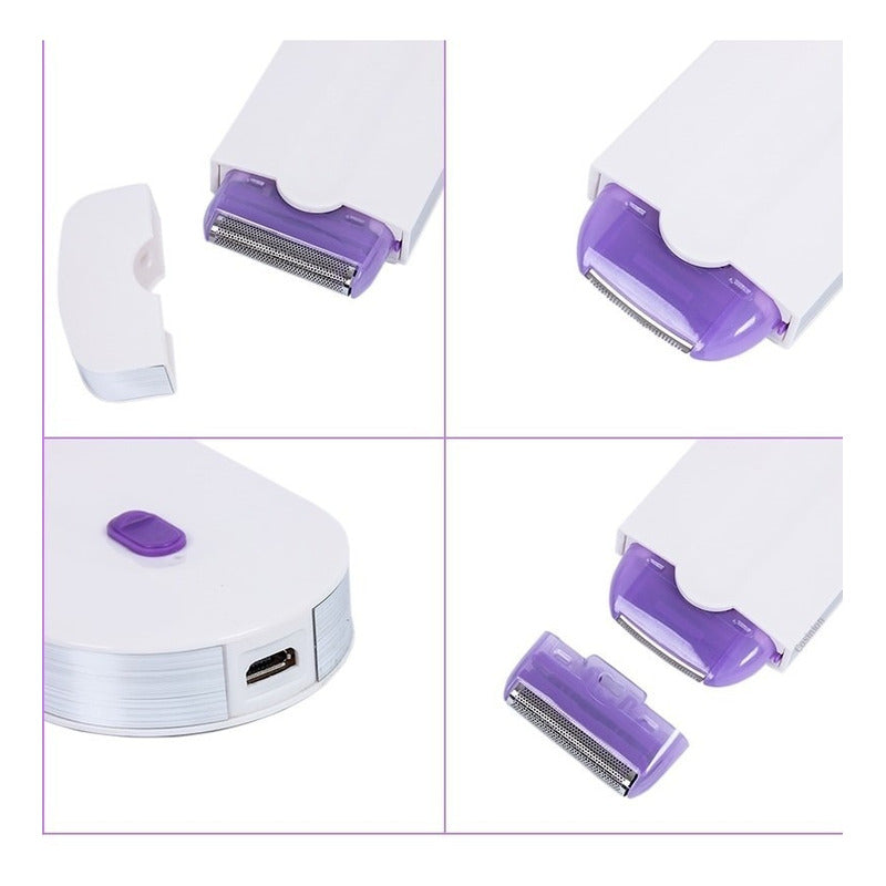 Depiladora Eléctrica Yes Facial Corporal Inalámbrica Recargable Opti-light Blanco