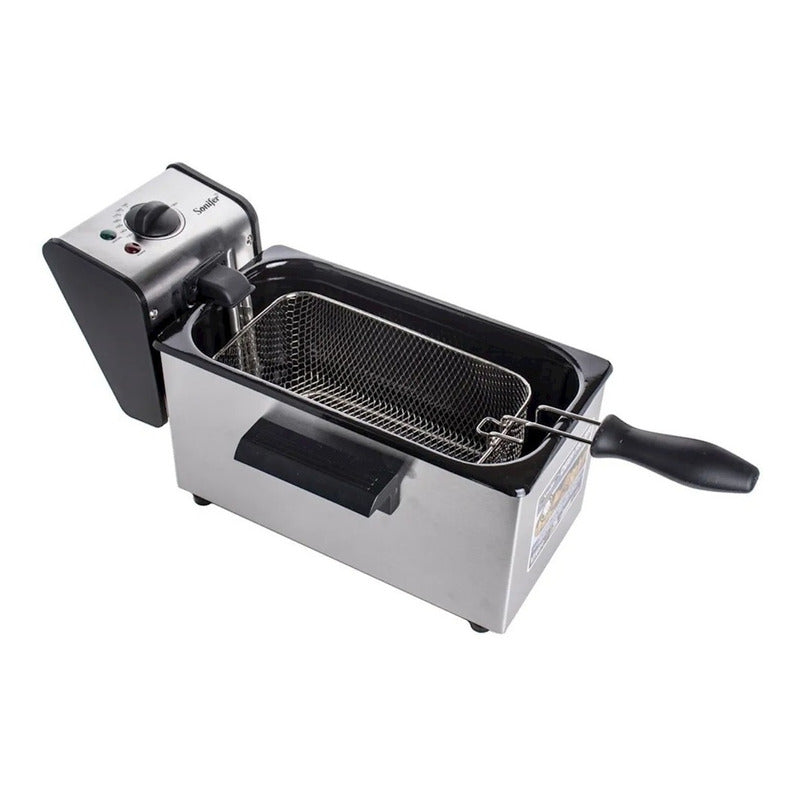 Freidora Eléctrica Sonifer Sf-1003 Gris