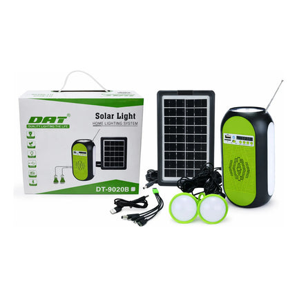 Kit Solar Emergencia Multifuncion Negro