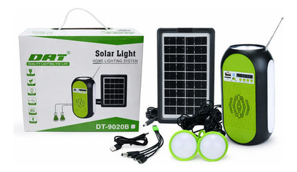 Kit Solar Emergencia Multifuncion Negro