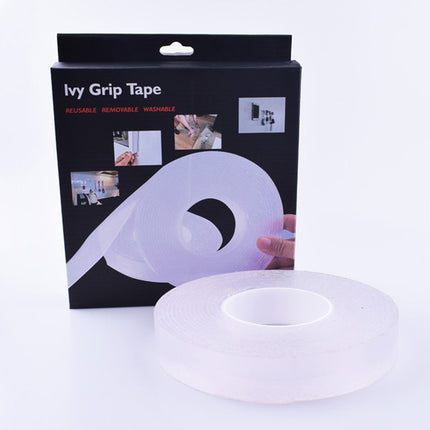 Cinta Mágica De Doble Cara De Gel Autoadhesiva, Lavable Y Superfuerte Transparente Liso