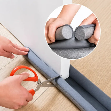 Protector Aislante Bloqueador De Frio Calor Para Puertas Gris Oscuro