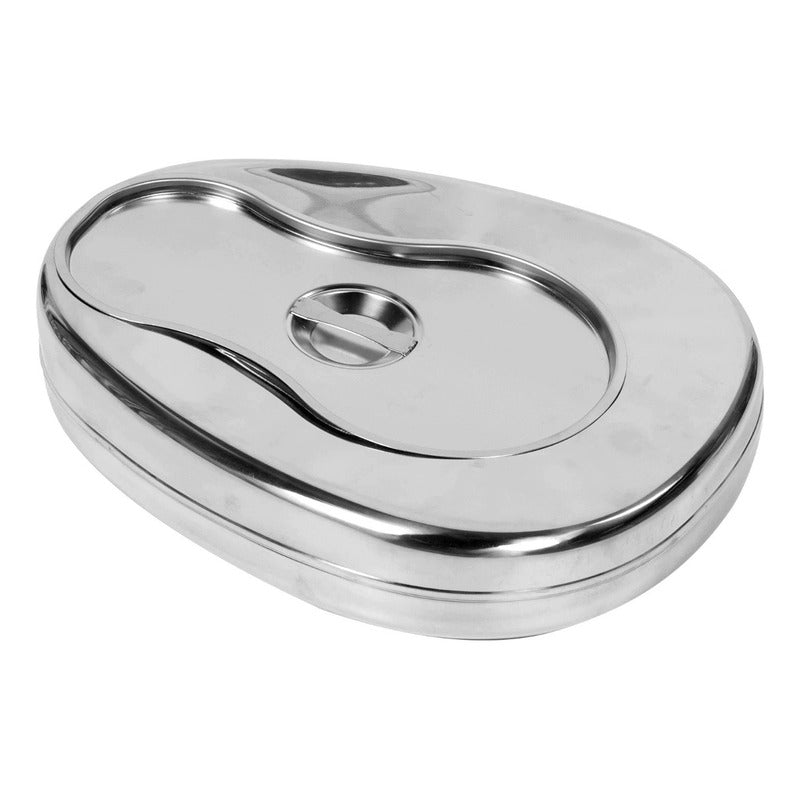 Chata Acero Inoxidable Con Tapa