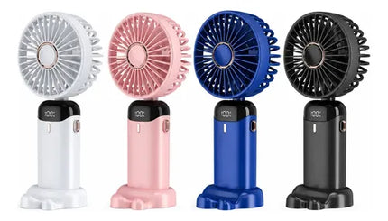 Mini Ventilador Led Portatil De Mano Usb Recargable