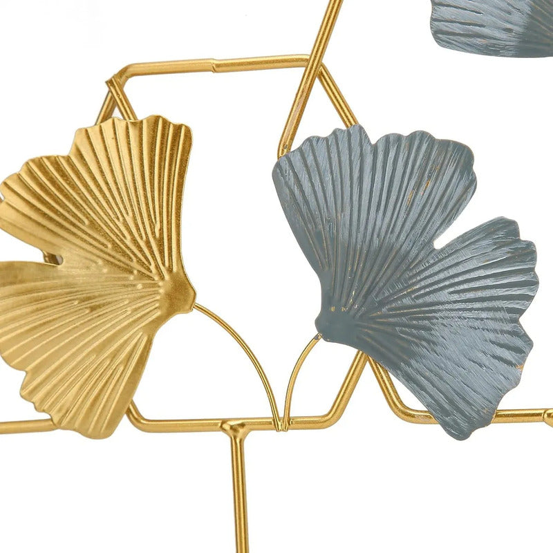 Adorno De Pared Colgante Diseño Multiuso Tipo Colgador Dorado Oscuro