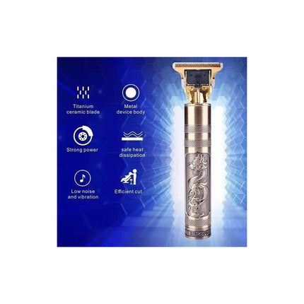 Maquina Cortadora Pelo Afeitar Depiladora Hombre Electrica Dorado Oscuro