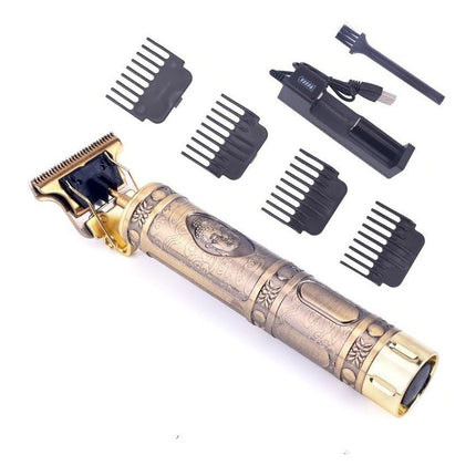 Maquina Cortadora Pelo Afeitar Depiladora Hombre Electrica Dorado Oscuro