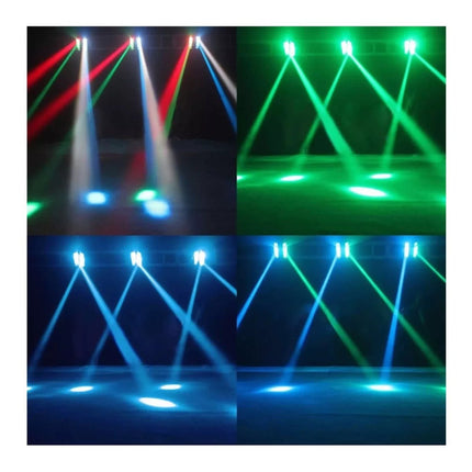 Cabeza Movil Led Spider Beam Rgbw Dmx 8x3w Luz Disco