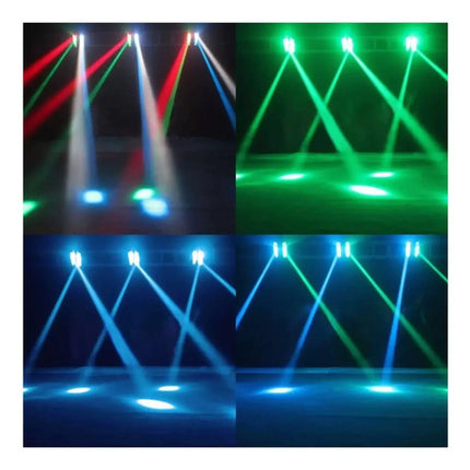 Cabeza Movil Led Spider Beam Rgbw Dmx 8x3w Luz Disco