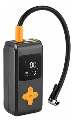 Compresor De Aire Portátil Recargable Usb Inflador Negro 50/60 Hz Monofásica