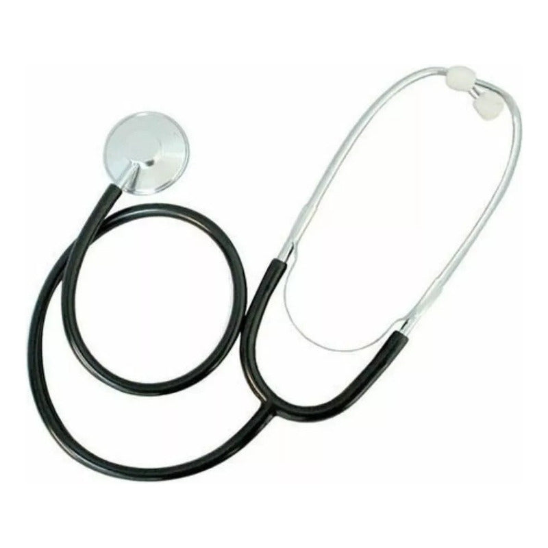 Fonendoscopio Sendai Sencillo Desarmable Negro Para Adultos