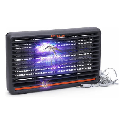 Lámpara Mata Insectos Uv Eléctrica 8w Atrapa Mosquitos Negro
