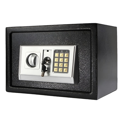 Caja Fuerte Digital Seguridad Con Llaves 31x20x20cm