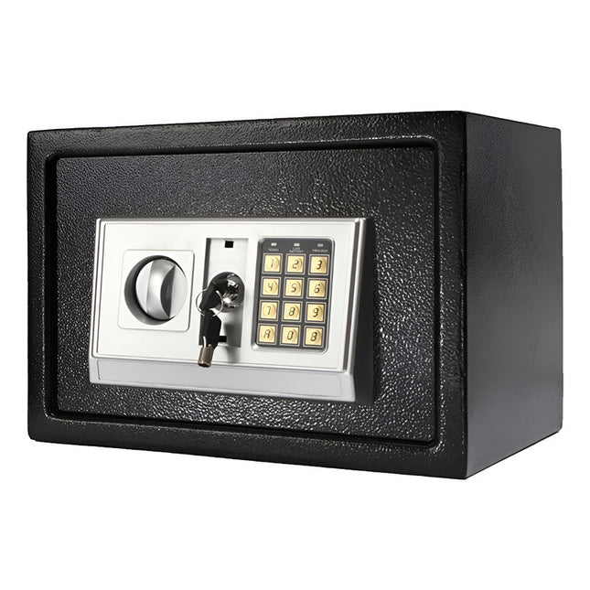 Caja Fuerte Digital Seguridad Con Llaves 31x20x20cm