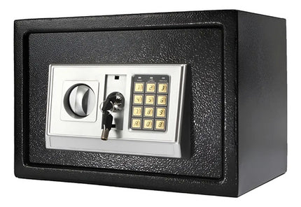 Caja Fuerte Digital Seguridad Con Llaves 31x20x20cm