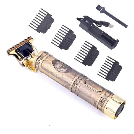 Maquina Cortadora Pelo Afeitar Depiladora Hombre Electrica Dorado Oscuro
