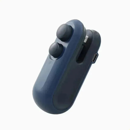 Mini Selladora De Bolsas Portatil Y Recargable - Azul Marino Azul Marino