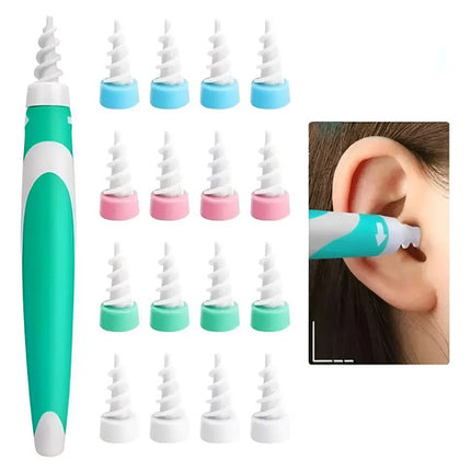 Kit De Limpieza Para Orejas, 16cabeza Blanda Limpiador Oidos