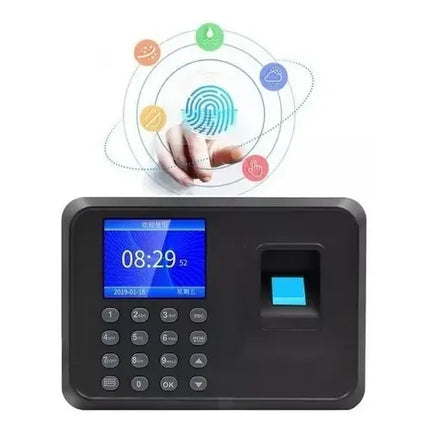 Reloj Biométrico Control De Asistencia Huella En Español
